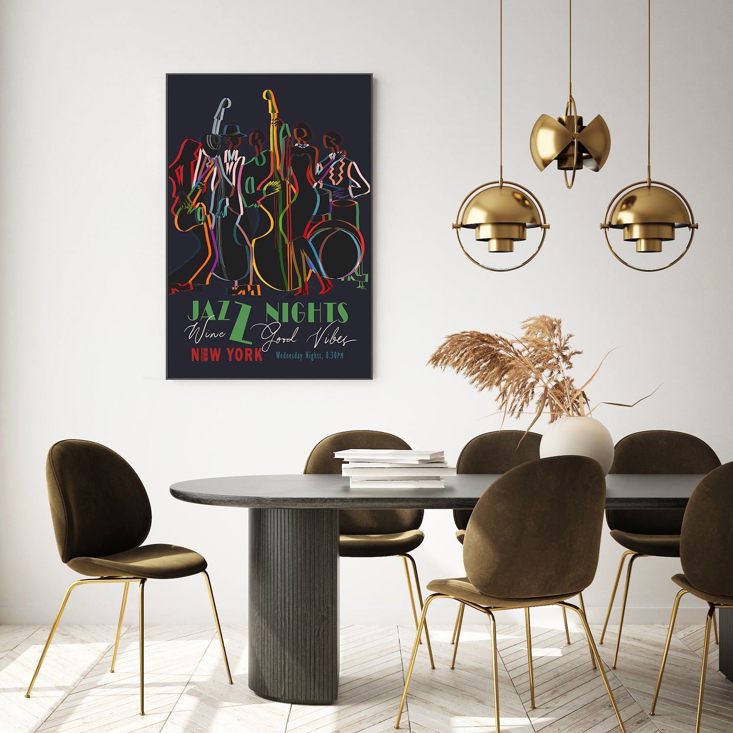 wall-art-print-canvas-poster-framed-Jazz Nights-8