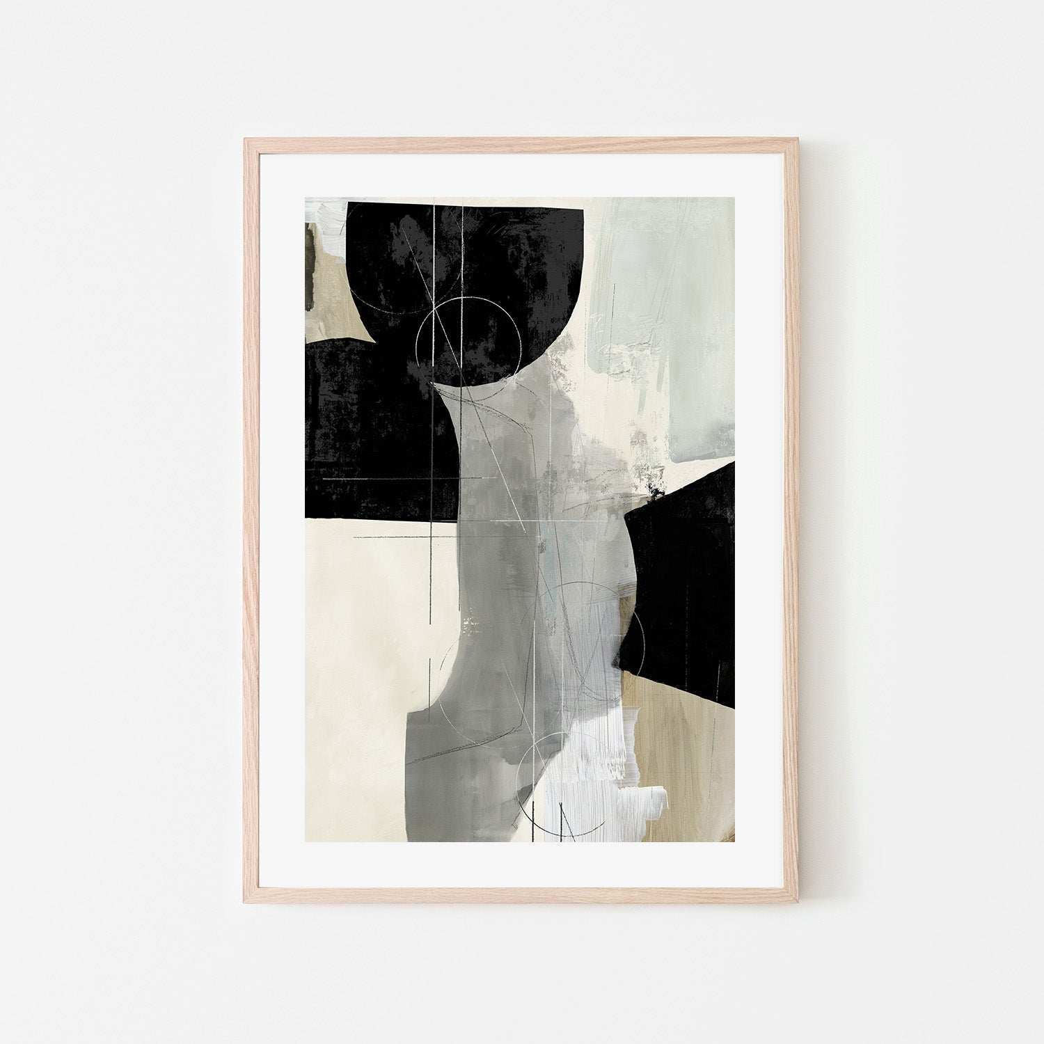 wall-art-print-canvas-poster-framed-Jet Black, Style B , By Tom Reeves-6