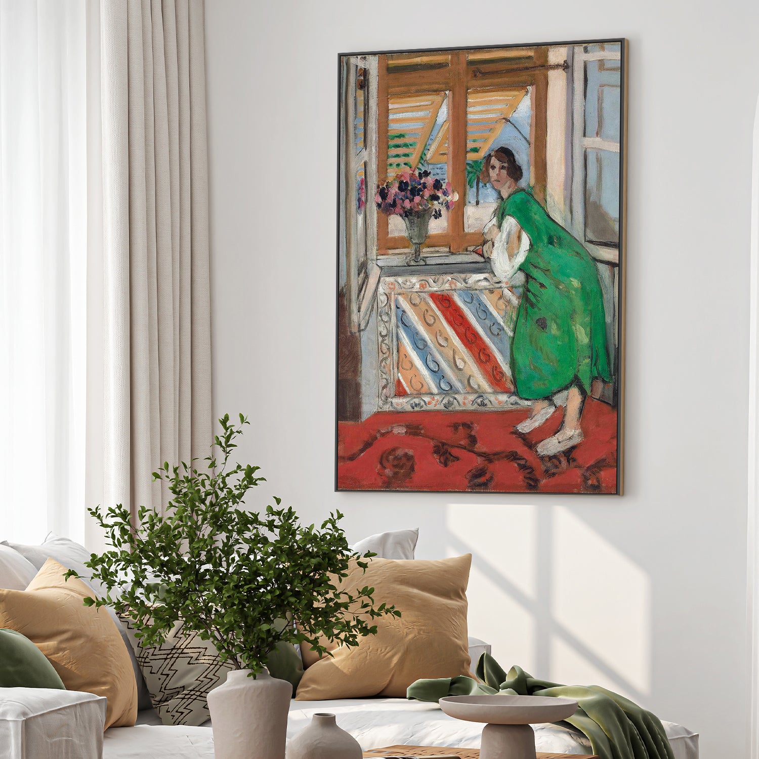 wall-art-print-canvas-poster-framed-Jeune Fille a La Mauresque Original 1939-2