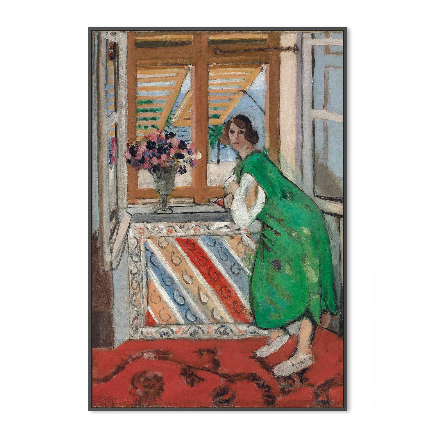 wall-art-print-canvas-poster-framed-Jeune Fille a La Mauresque Original 1939-3