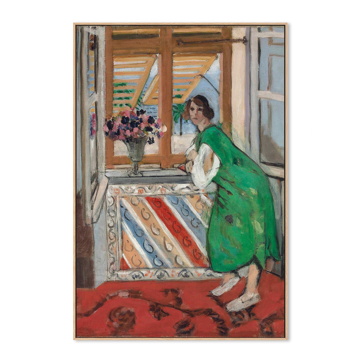 wall-art-print-canvas-poster-framed-Jeune Fille a La Mauresque Original 1939-4