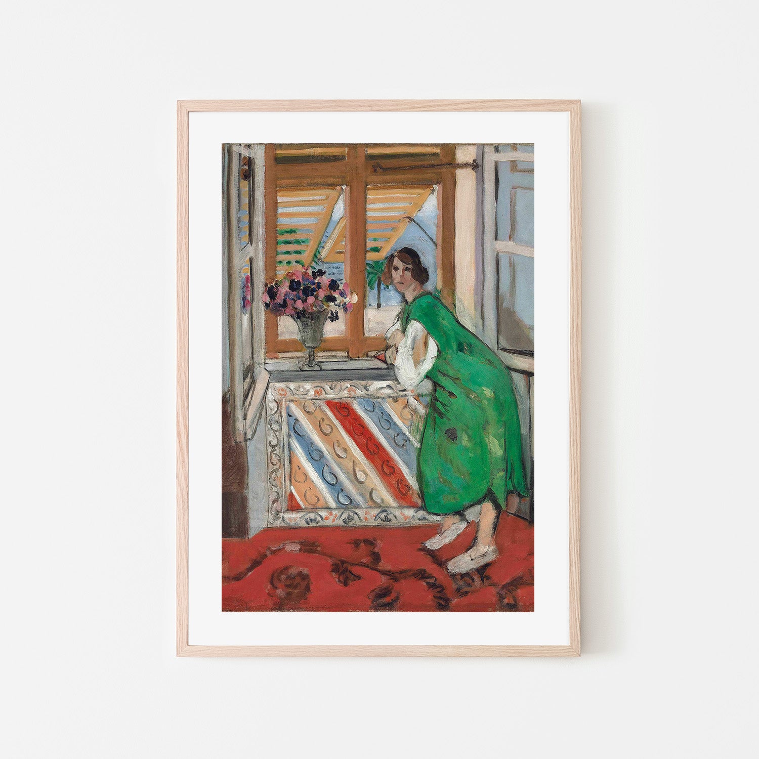 wall-art-print-canvas-poster-framed-Jeune Fille a La Mauresque Original 1939-6