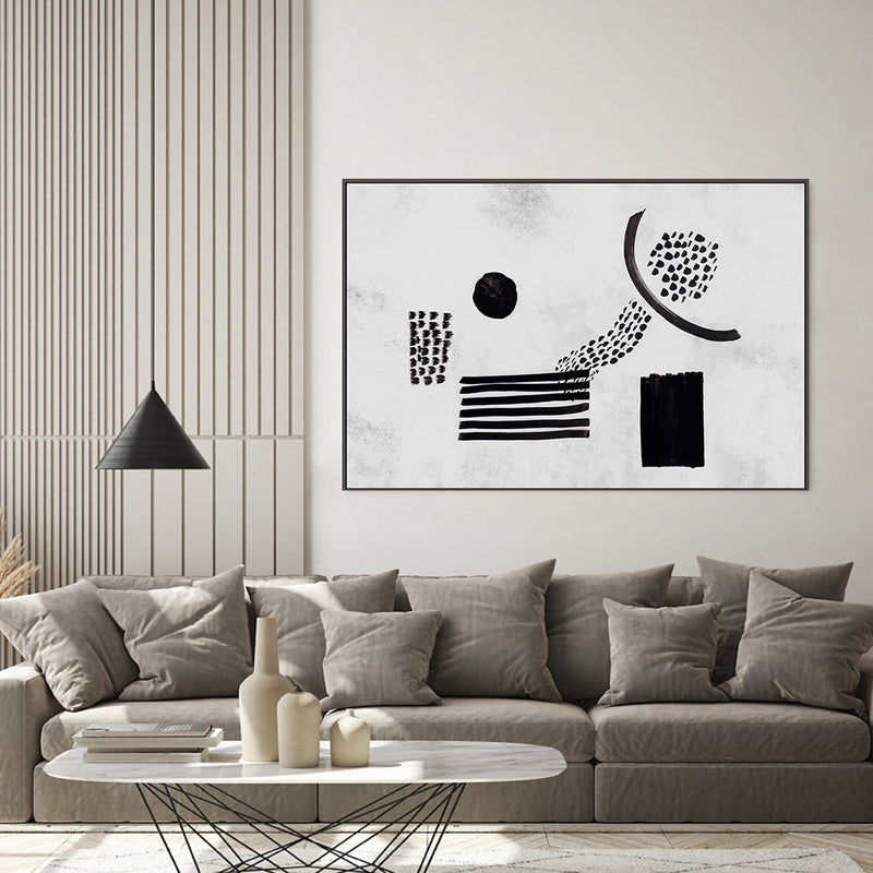 wall-art-print-canvas-poster-framed-Jupiter And Saturn Conjunct , By Danushka Abeygoda-GIOIA-WALL-ART
