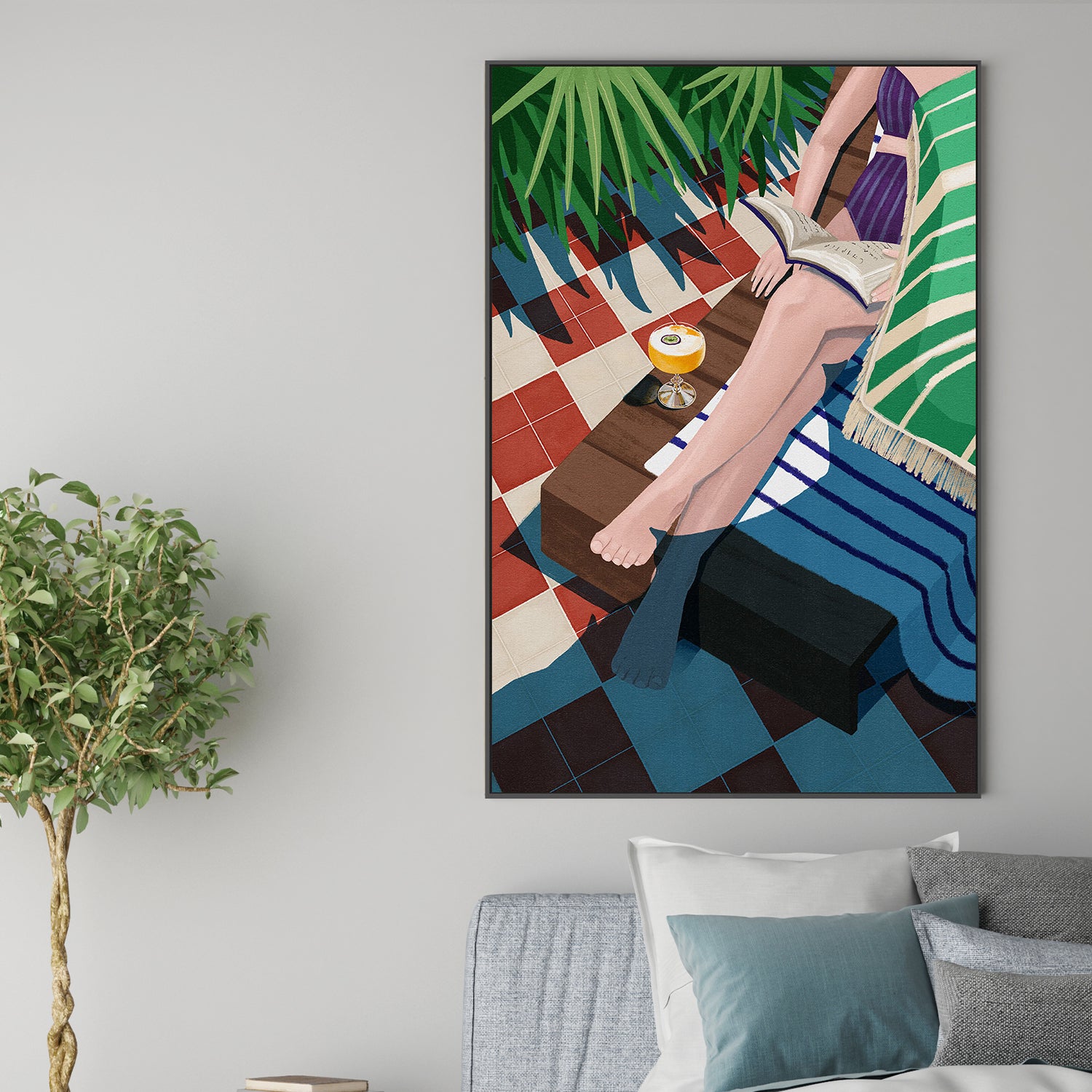 wall-art-print-canvas-poster-framed-Just one more chapter-2