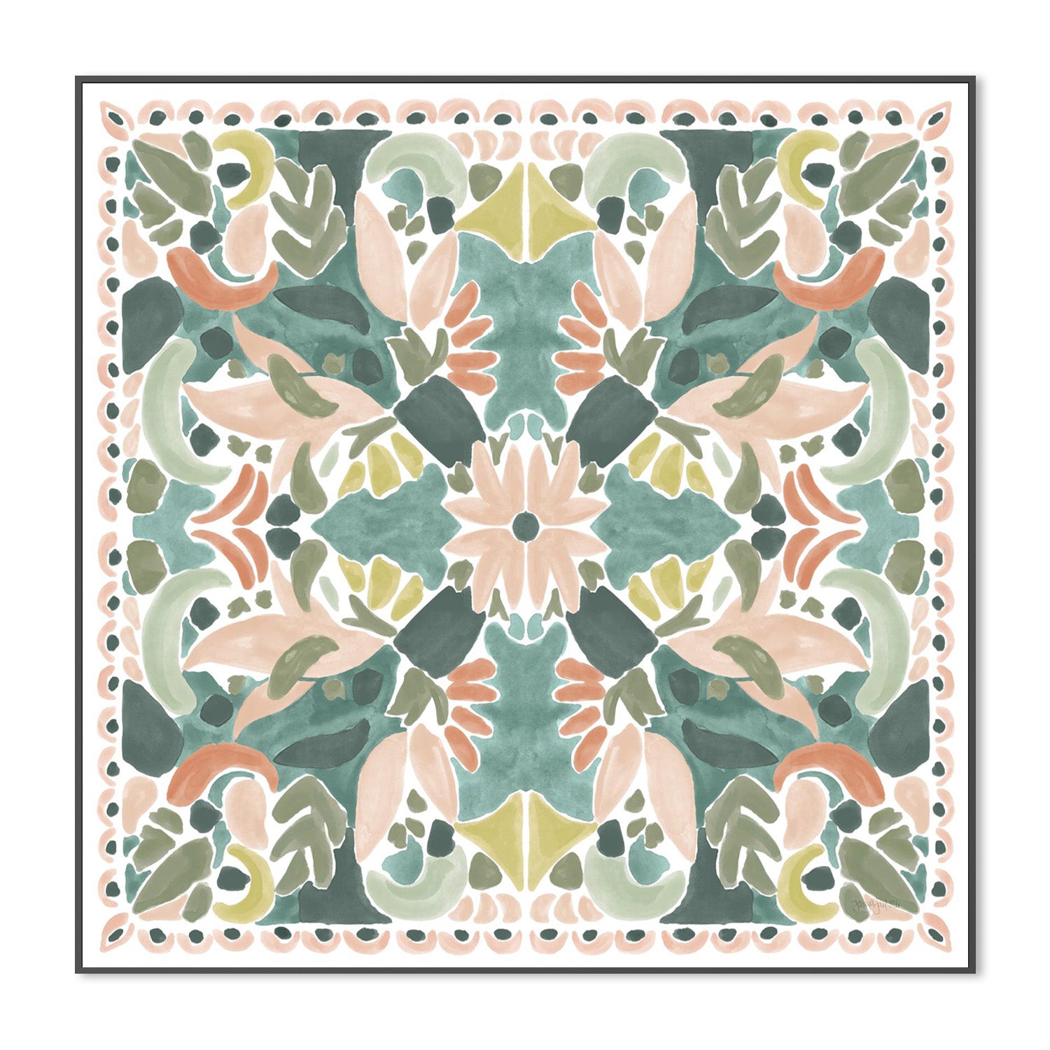 wall-art-print-canvas-poster-framed-Kaleidoscope Burst, Style A-3
