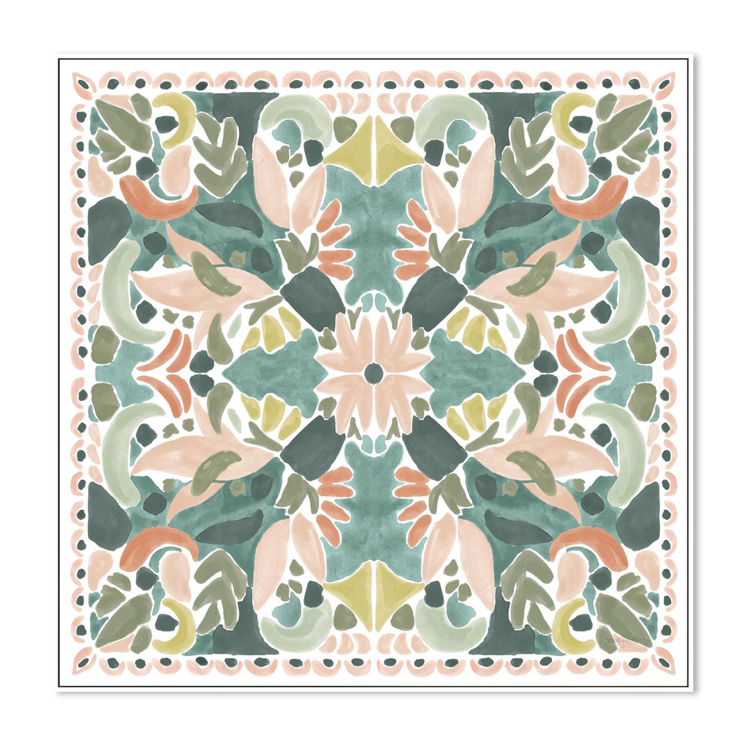 wall-art-print-canvas-poster-framed-Kaleidoscope Burst, Style A-5
