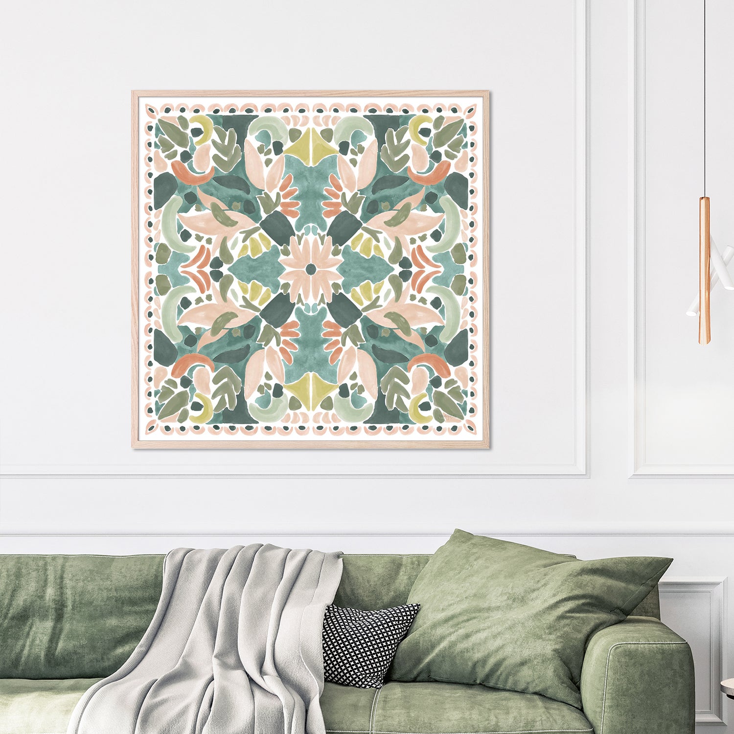 wall-art-print-canvas-poster-framed-Kaleidoscope Burst, Style A-7