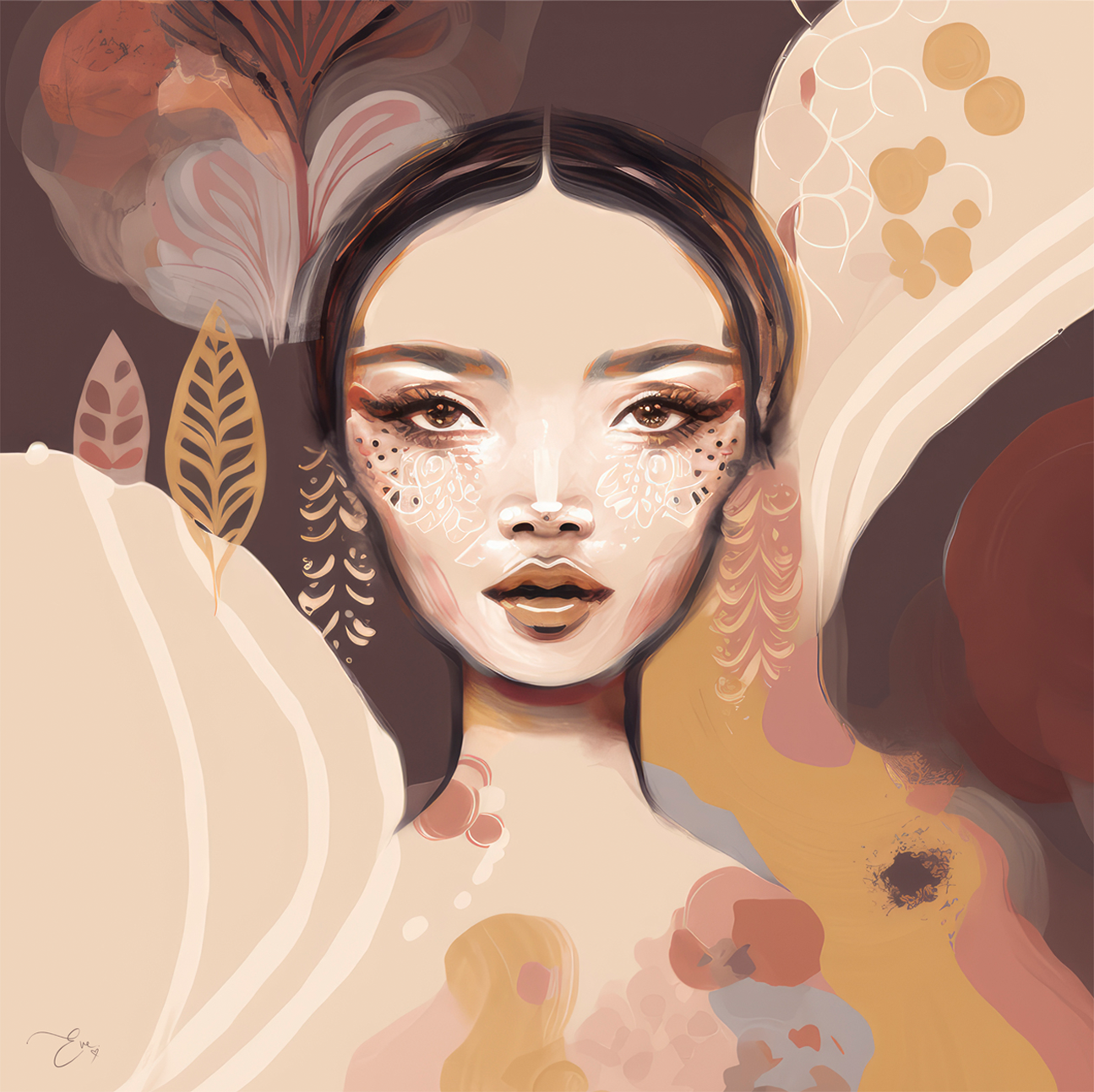 wall-art-print-canvas-poster-framed-Kaori , By Bella Eve-GIOIA-WALL-ART