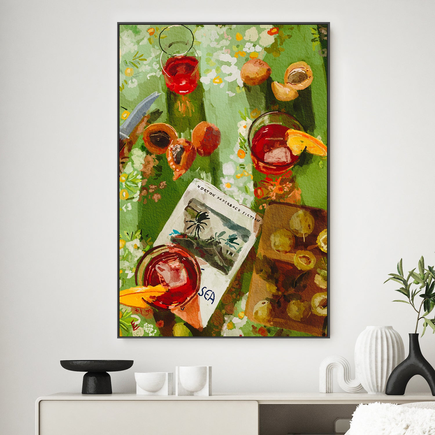 wall-art-print-canvas-poster-framed-Key west apricots-2