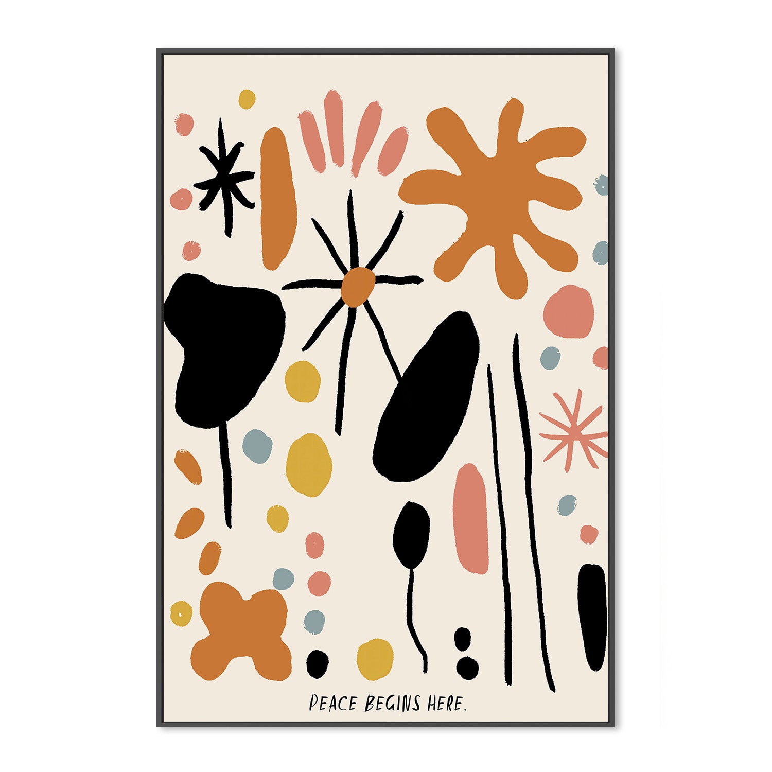 wall-art-print-canvas-poster-framed-Kindnotes(peacebegins)-3