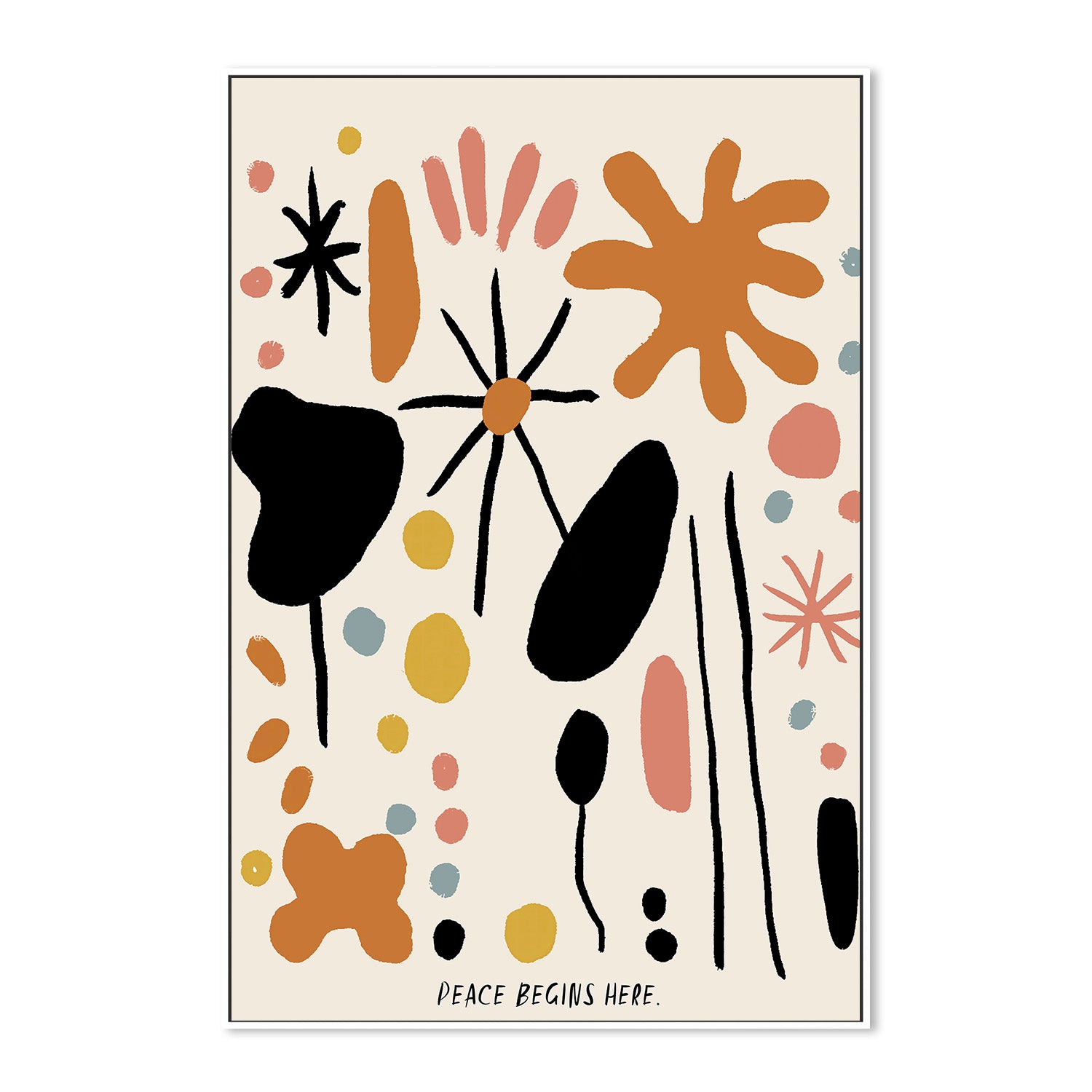 wall-art-print-canvas-poster-framed-Kindnotes(peacebegins)-5