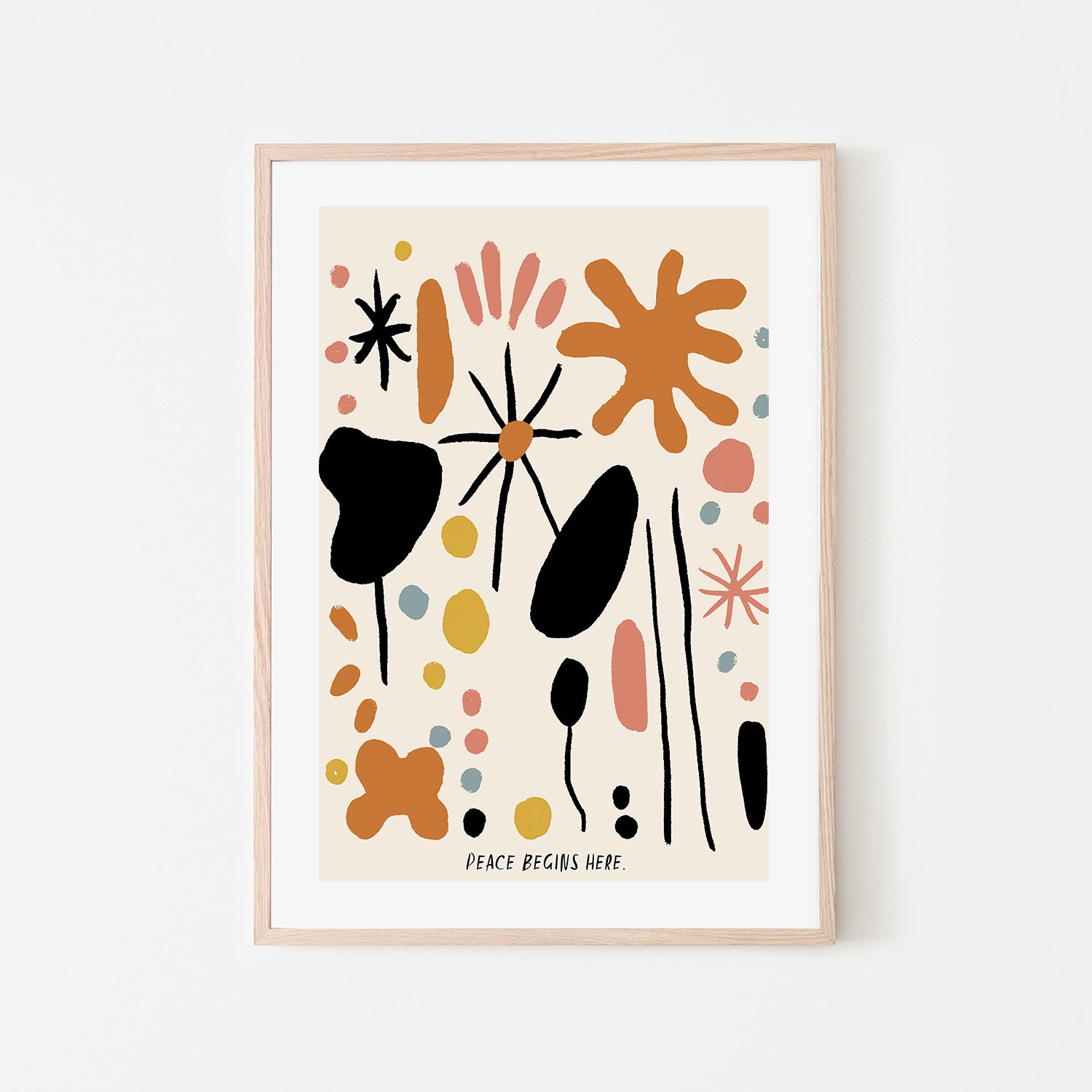 wall-art-print-canvas-poster-framed-Kindnotes(peacebegins)-6