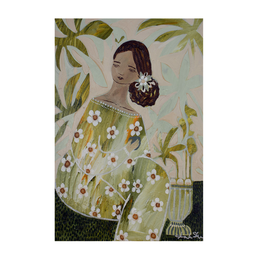 wall-art-print-canvas-poster-framed-Kiri, Matcha Tea , By Amanda Skye-1