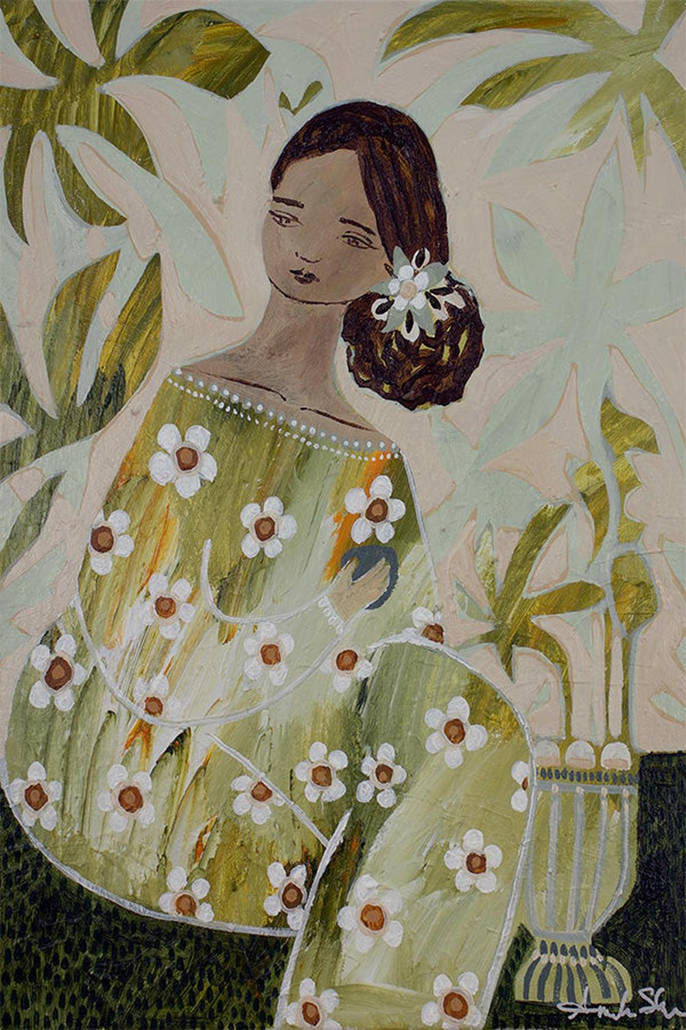 wall-art-print-canvas-poster-framed-Kiri, Matcha Tea , By Amanda Skye-8
