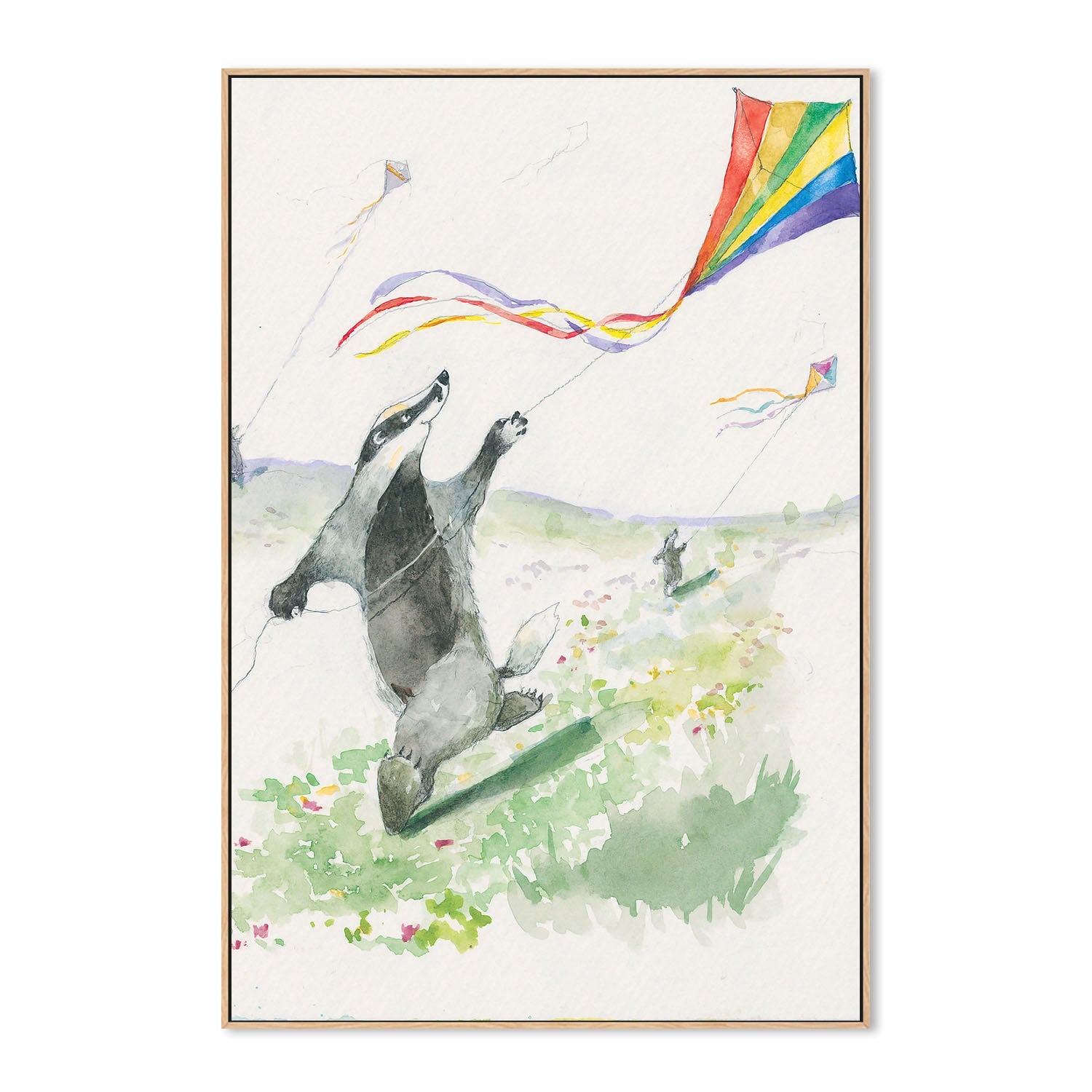 wall-art-print-canvas-poster-framed-Kite Flyer , By Animo Alphabets-4