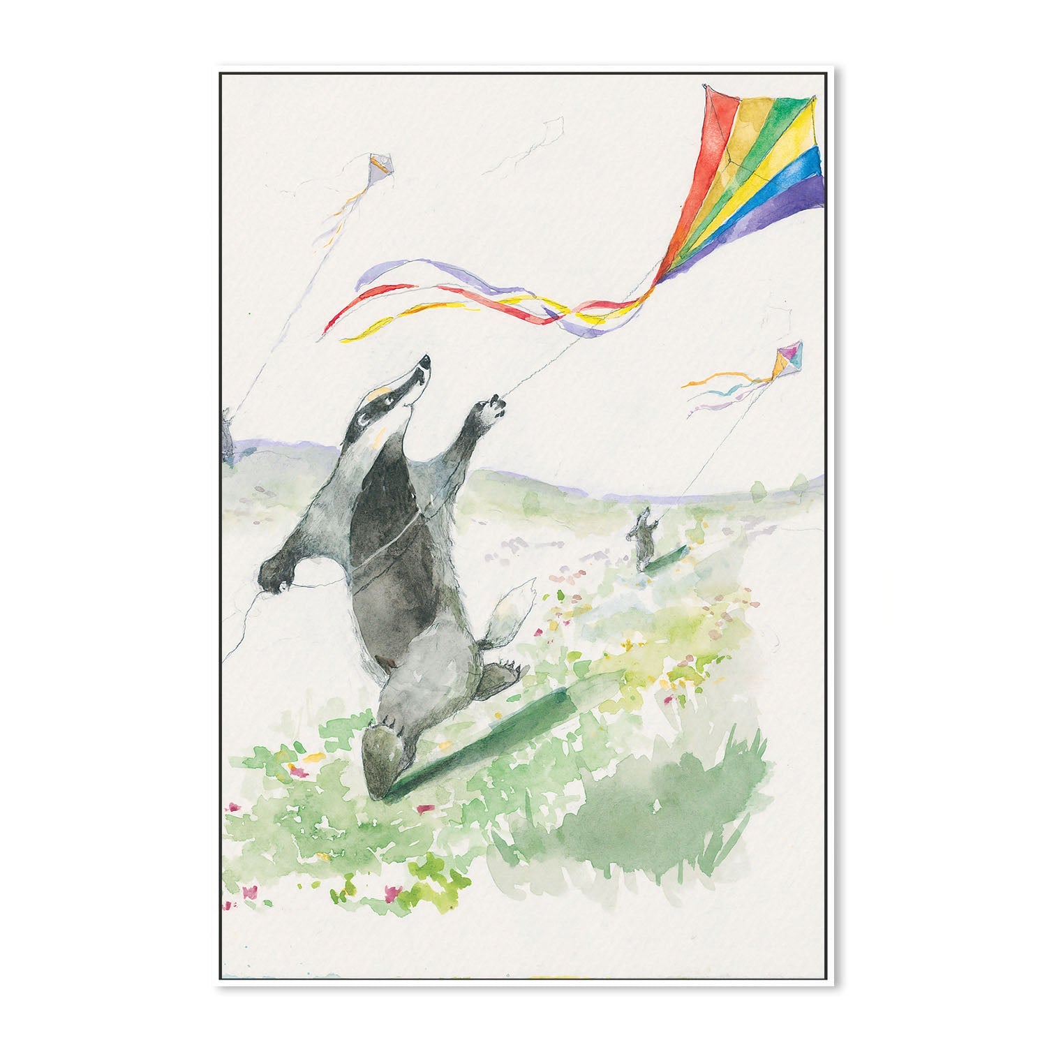 wall-art-print-canvas-poster-framed-Kite Flyer , By Animo Alphabets-5