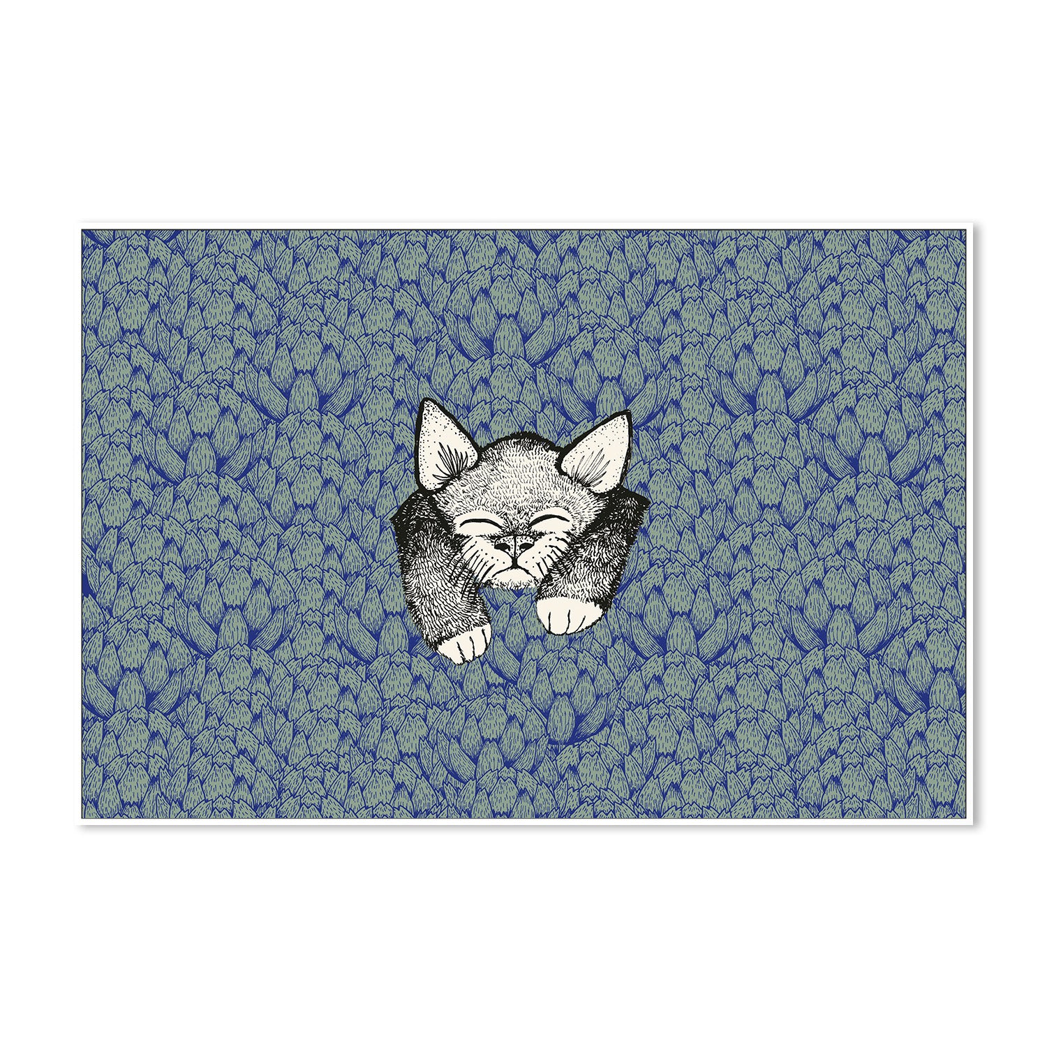 wall-art-print-canvas-poster-framed-Kitty-5