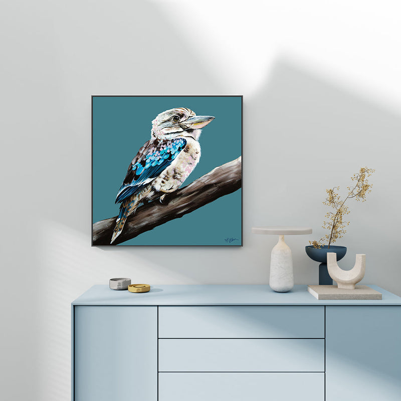 Kookaburra Blue, Style B , By Heylie Morris