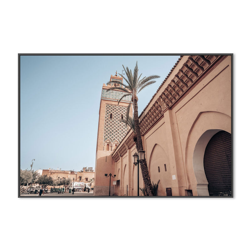 wall-art-print-canvas-poster-framed-Kutubiyya Mosque, Marrakech, Morocco, Style A , By Josh Silver-3