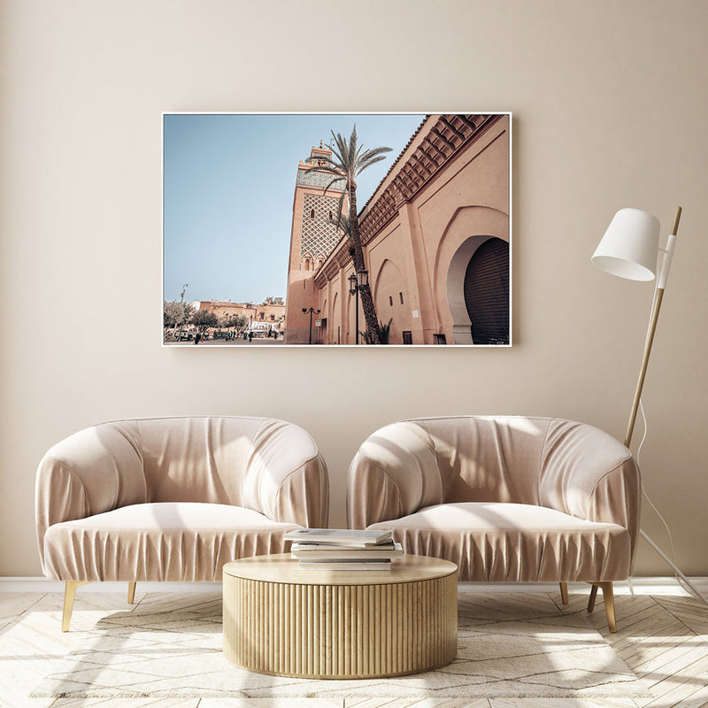wall-art-print-canvas-poster-framed-Kutubiyya Mosque, Marrakech, Morocco, Style A , By Josh Silver-8
