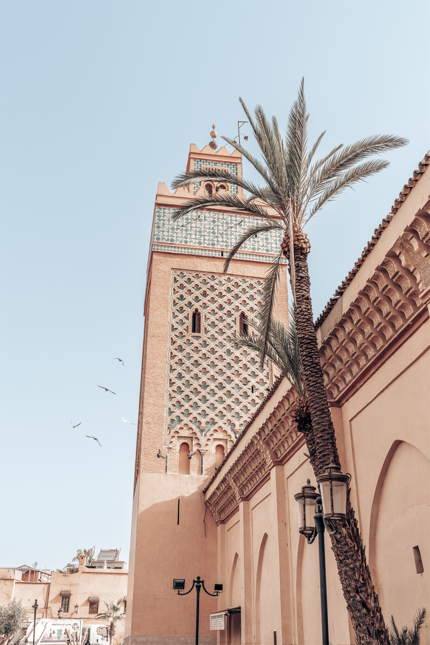 wall-art-print-canvas-poster-framed-Kutubiyya Mosque, Marrakech, Morocco, Style B , By Josh Silver-1