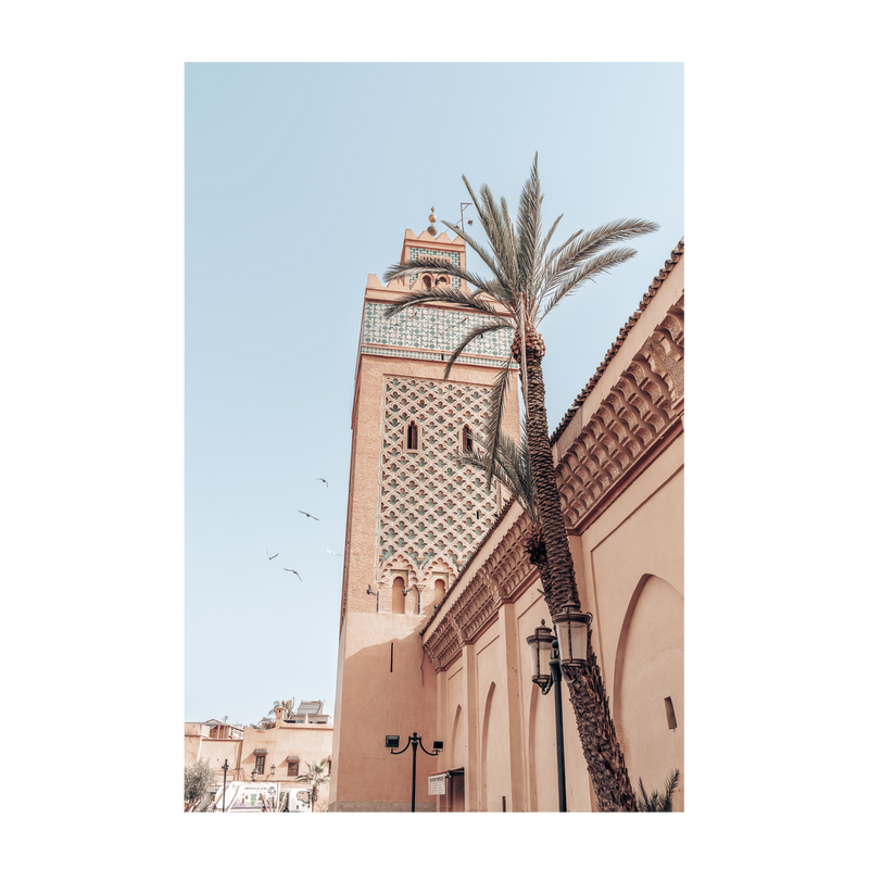 wall-art-print-canvas-poster-framed-Kutubiyya Mosque, Marrakech, Morocco, Style B , By Josh Silver-1