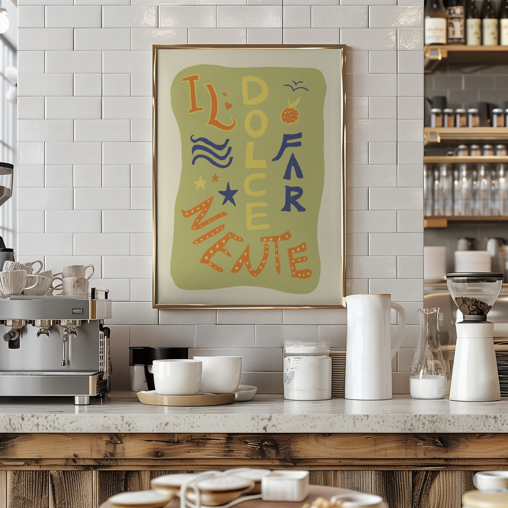 wall-art-print-canvas-poster-framed-La Dolce Far Niente , By Studio Dolci-4