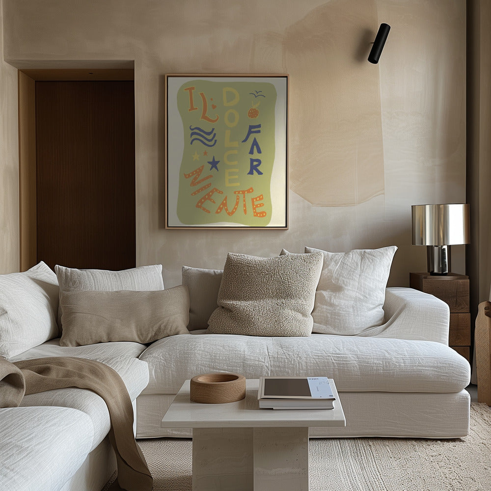 wall-art-print-canvas-poster-framed-La Dolce Far Niente , By Studio Dolci-5