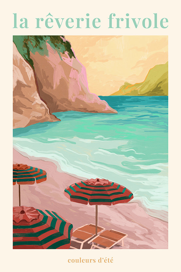 wall-art-print-canvas-poster-framed-La RAaverie Frivole - Beach-1