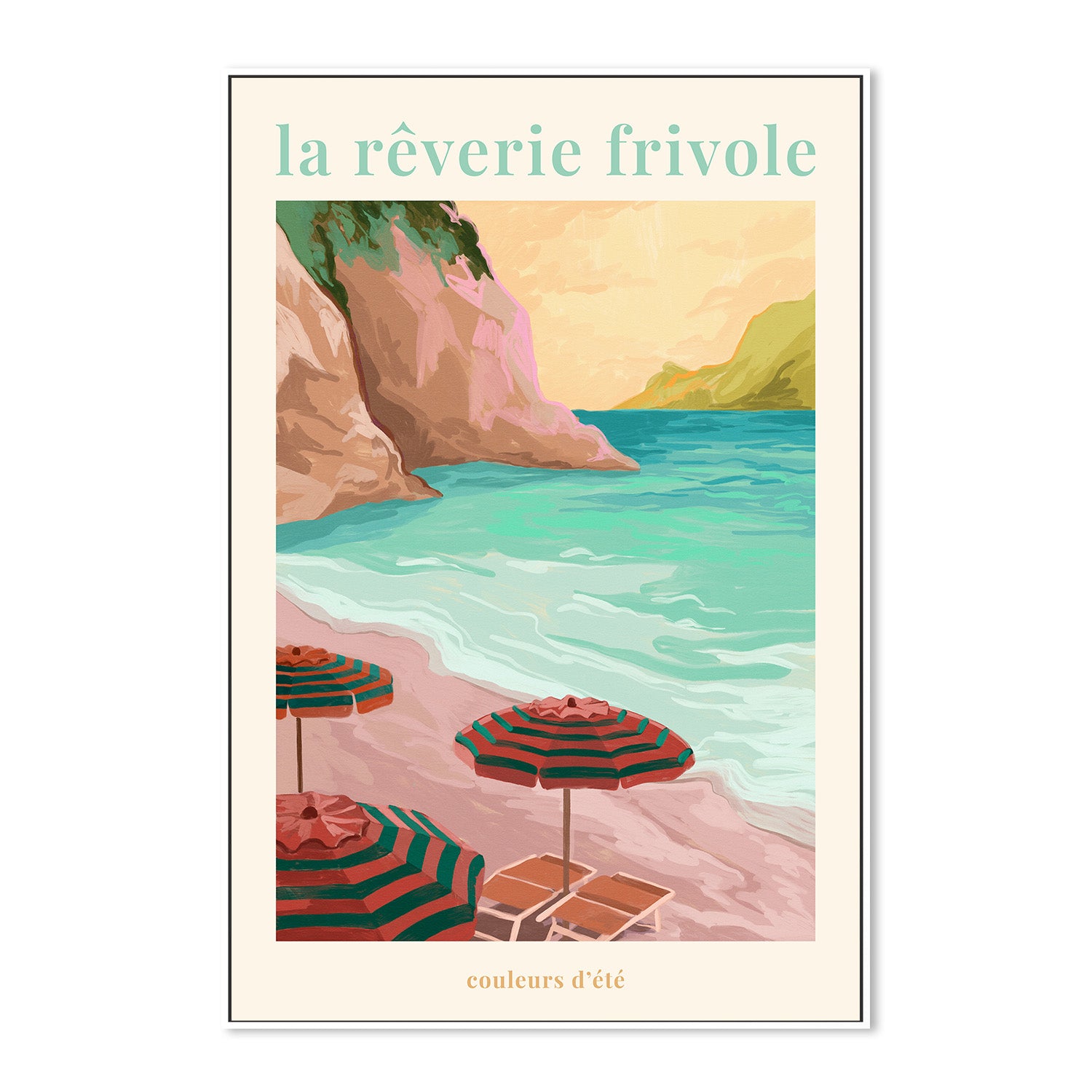 wall-art-print-canvas-poster-framed-La RAaverie Frivole - Beach-5