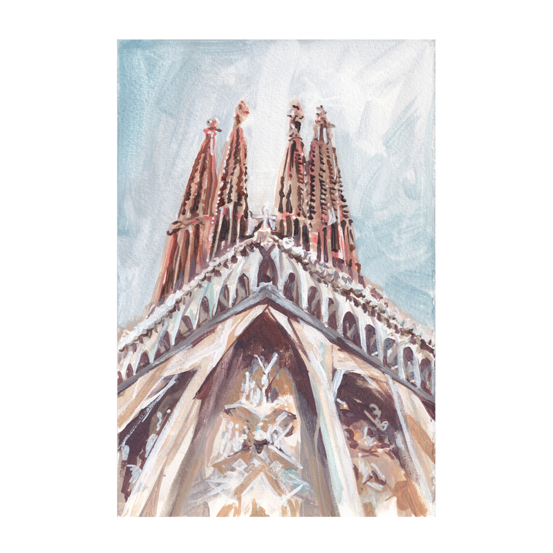 wall-art-print-canvas-poster-framed-La Sagrada Familia , By Alice Kwan-1