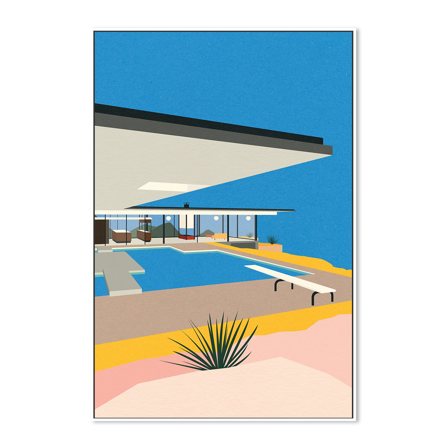 wall-art-print-canvas-poster-framed-La Stahl House-5