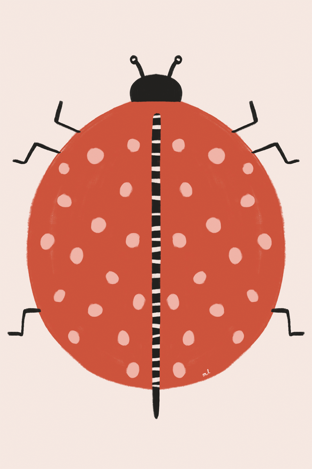 wall-art-print-canvas-poster-framed-Ladybug , By Menina Lisboa-1