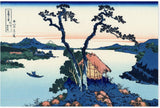 wall-art-print-canvas-poster-framed-Lake Suwa in the Shinano province-by-Katsushika Hokusai-Gioia Wall Art