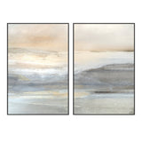 wall-art-print-canvas-poster-framed-Land Glow, Style A & B, Set Of 2 , By Dan Hobday-GIOIA-WALL-ART