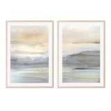 wall-art-print-canvas-poster-framed-Land Glow, Style A & B, Set Of 2 , By Dan Hobday-GIOIA-WALL-ART