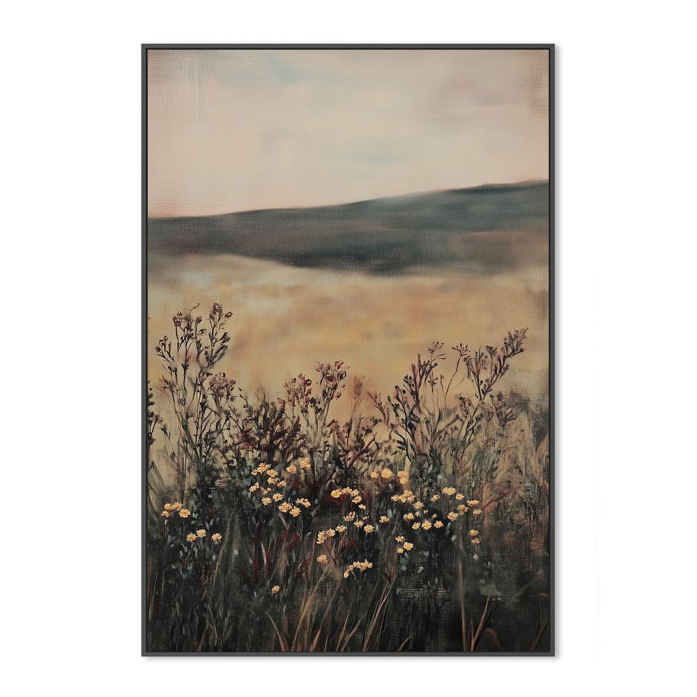 wall-art-print-canvas-poster-framed-Landscape Flower-3