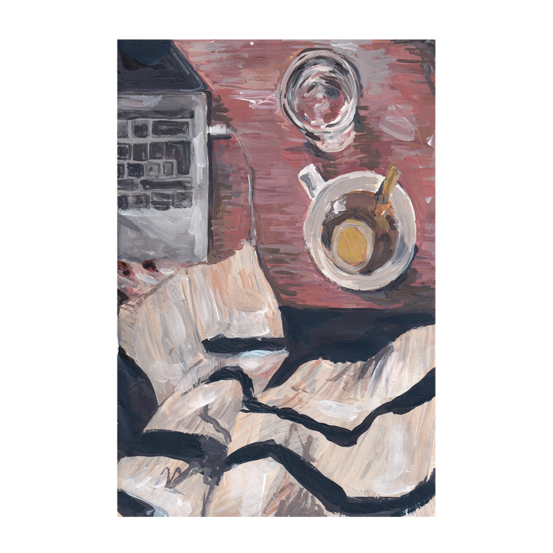 wall-art-print-canvas-poster-framed-Laptop Jumper Tea , By Alice Kwan-1