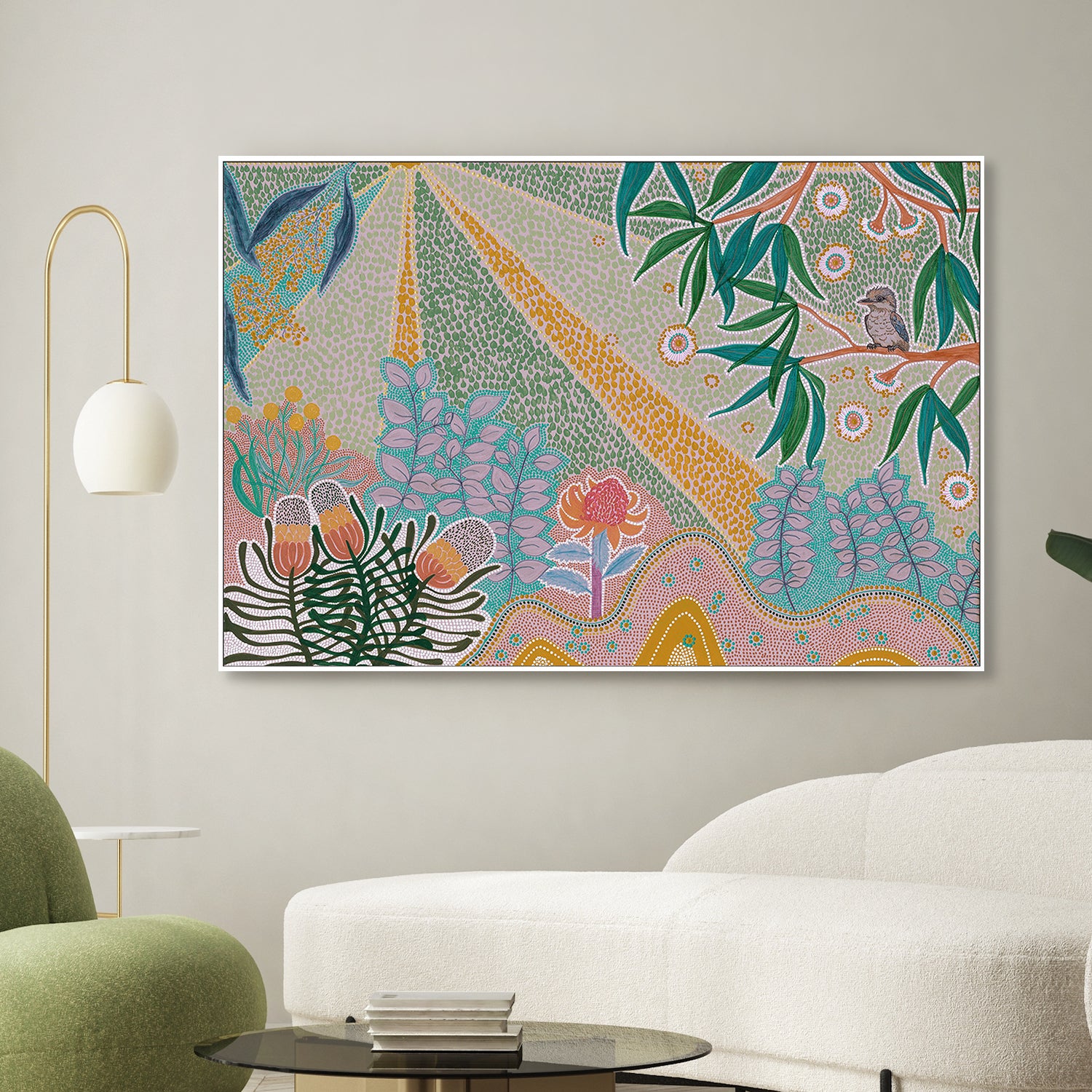 wall-art-print-canvas-poster-framed-Laughter Amoung The Blooms-2