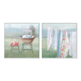 wall-art-print-canvas-poster-framed-Laundry Day, Set of 2-by-Danhui Nai-Gioia Wall Art