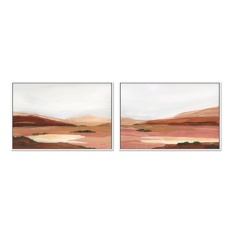 wall-art-print-canvas-poster-framed-Laurel Lowland, Style A & B, Set Of 2 , By Haley Knighten-5