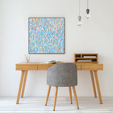 wall-art-print-canvas-poster-framed-Lavender Shower, Bold Pastel Tones , By Bri Chelman-GIOIA-WALL-ART