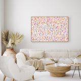 wall-art-print-canvas-poster-framed-Lavender Shower, Pastel Colour , By Bri Chelman-GIOIA-WALL-ART