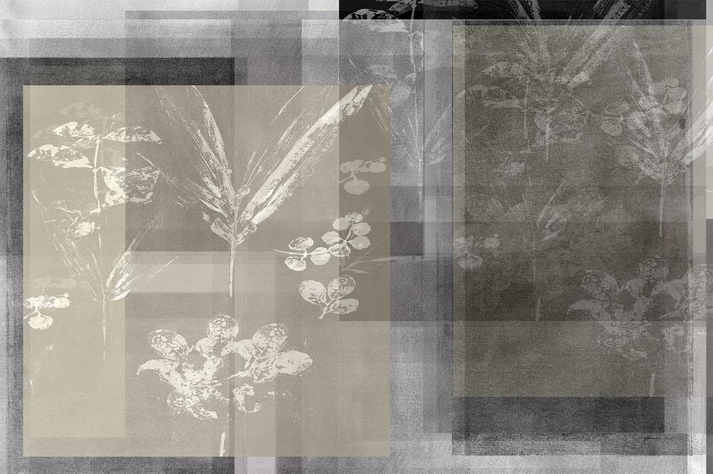 wall-art-print-canvas-poster-framed-Layered Botanical Abstract-1
