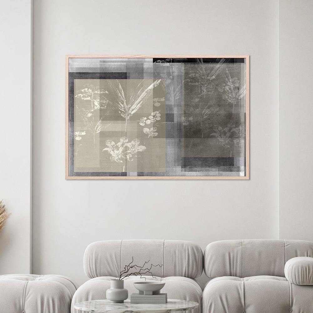 wall-art-print-canvas-poster-framed-Layered Botanical Abstract-7