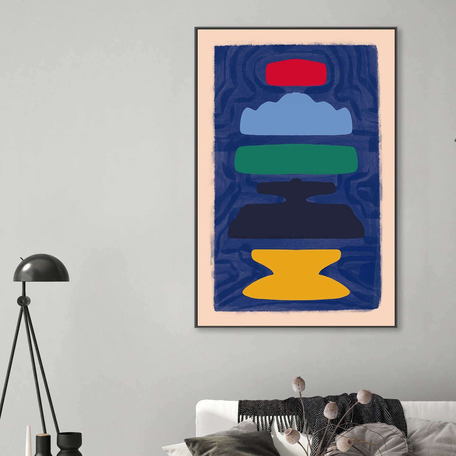 wall-art-print-canvas-poster-framed-Layered Harmony-2