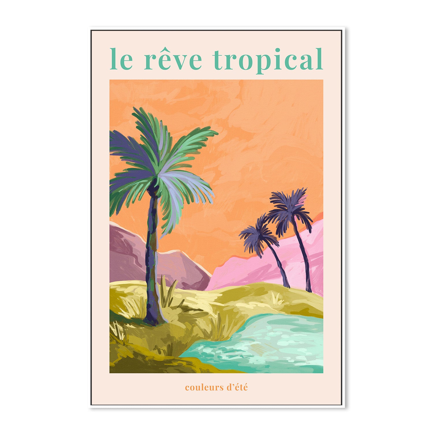 wall-art-print-canvas-poster-framed-Le RAave Tropical - Palmtrees-5