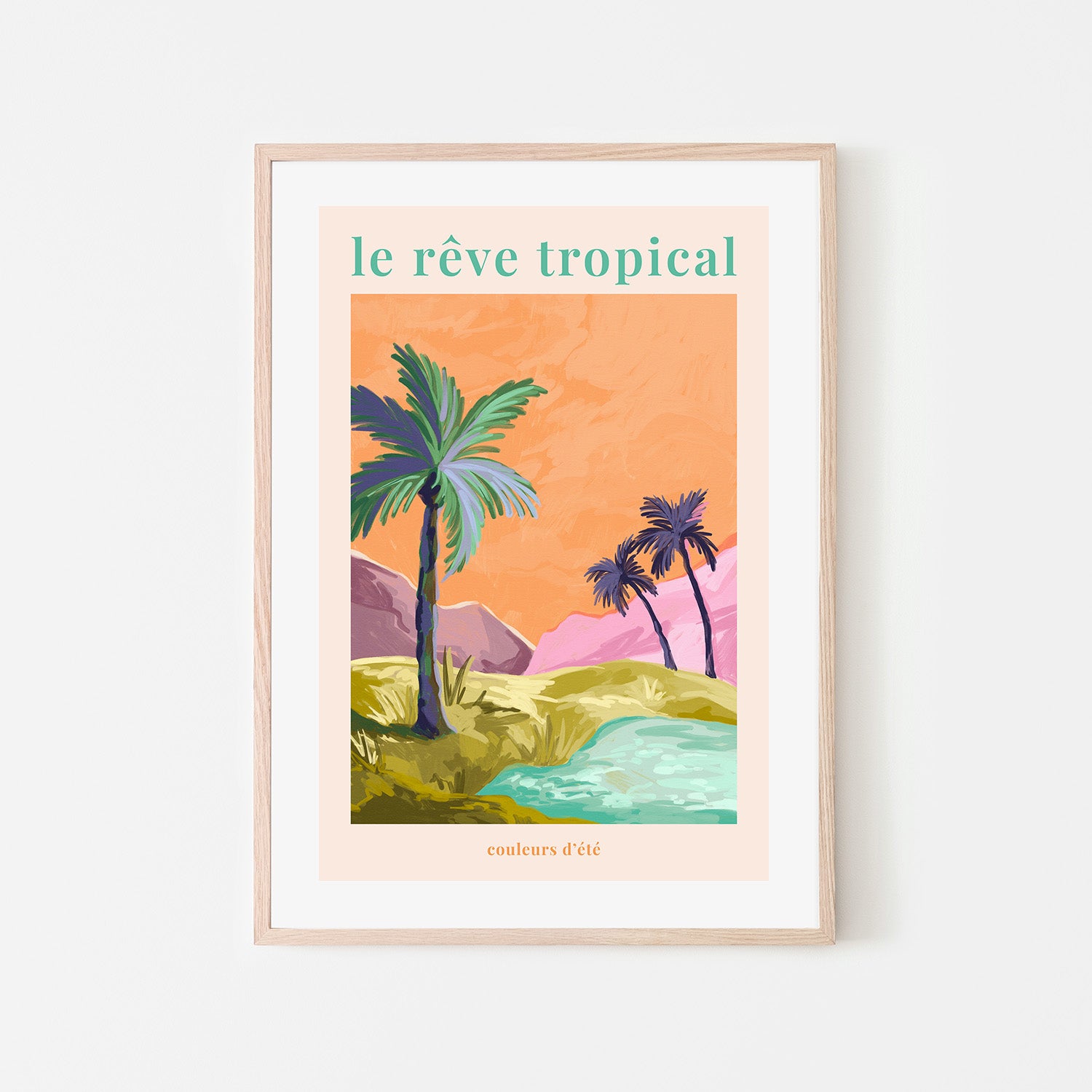 wall-art-print-canvas-poster-framed-Le RAave Tropical - Palmtrees-6