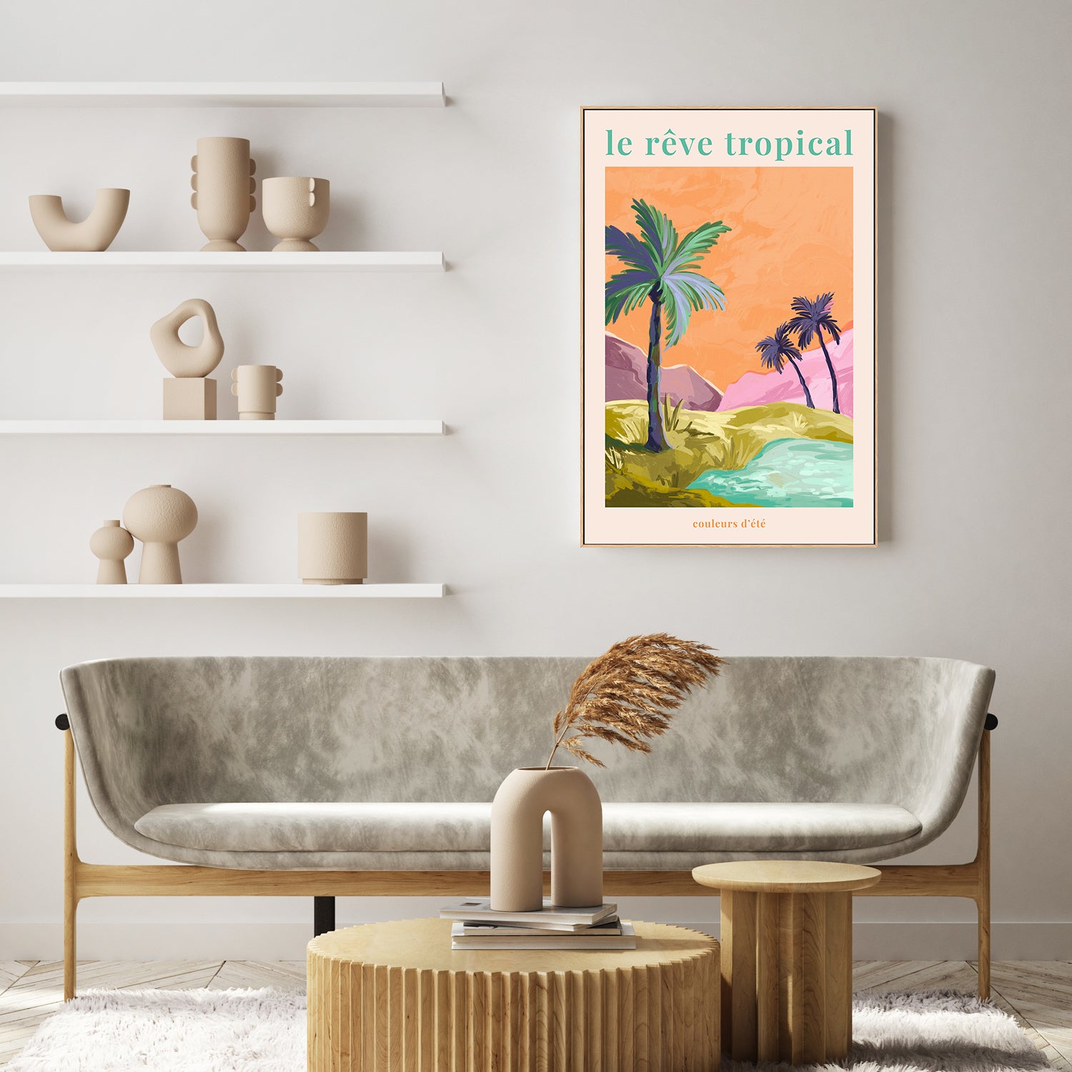 wall-art-print-canvas-poster-framed-Le RAave Tropical - Palmtrees-7