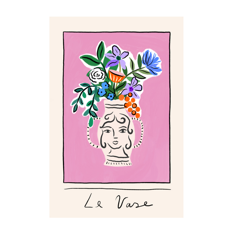 wall-art-print-canvas-poster-framed-Le Vase , By Constanza Goeppinger-1